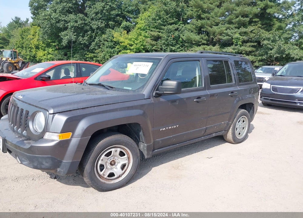 2017 JEEP PATRIOT SPORT FWD VIN: 1C4NJPBA8HD149682
