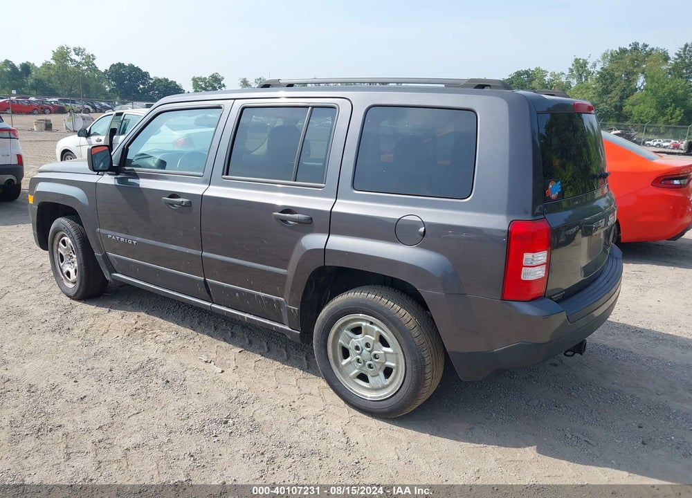 2017 JEEP PATRIOT SPORT FWD VIN: 1C4NJPBA8HD149682