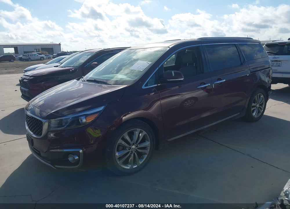 2016 KIA SEDONA SX LUXURY VIN: KNDME5C18G6142687