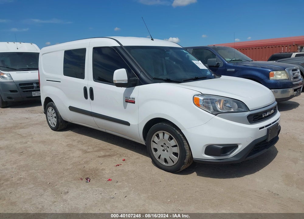 2019 RAM PROMASTER CITY TRADESMAN SLT VIN: ZFBHRFBB8K6M15399