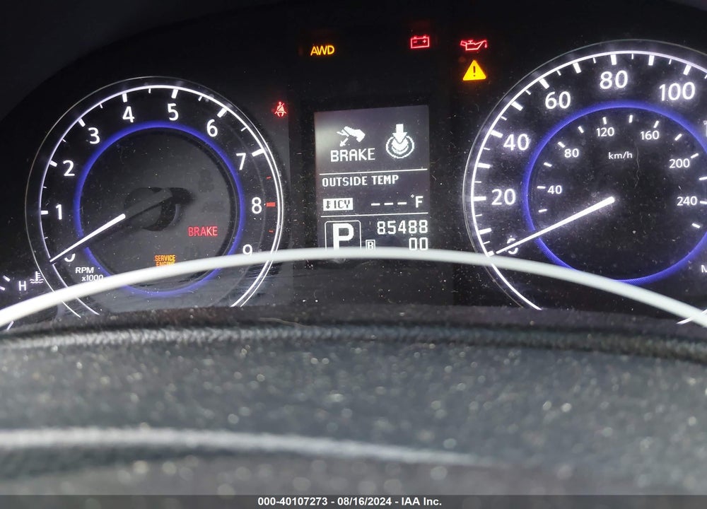 2011 INFINITI G37X VIN: JN1CV6AR3BM408988