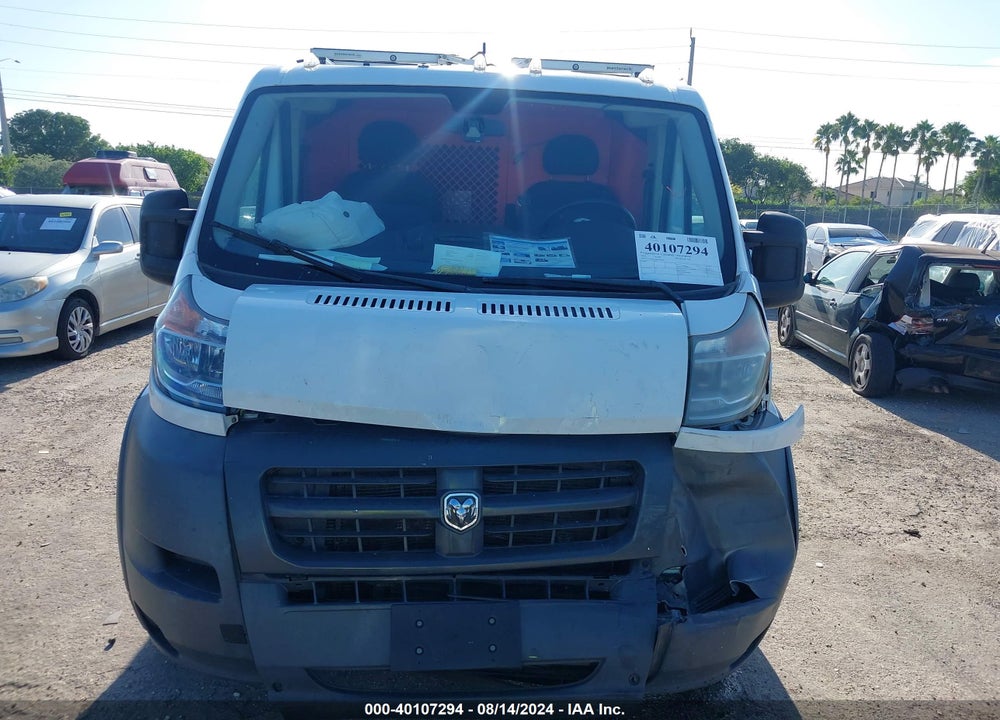 2017 RAM PROMASTER 1500 LOW ROOF 136 WB VIN: 3C6TRVAG6HE500220