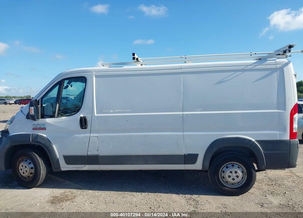 2017 RAM PROMASTER 1500 LOW ROOF 136 WB VIN: 3C6TRVAG6HE500220