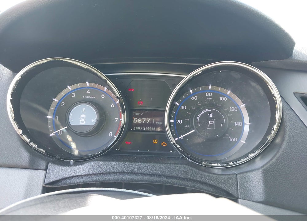 2013 HYUNDAI SONATA GLS VIN: 5NPEB4AC7DH641641