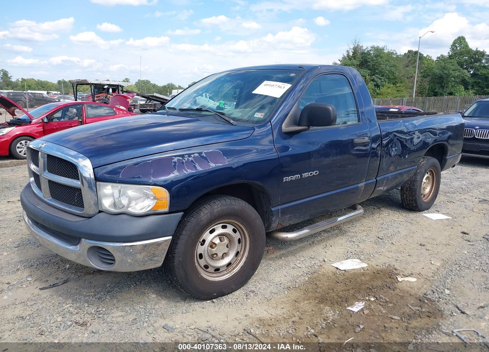 2005 DODGE RAM 1500 ST VIN: 1D7HA16N35J648190