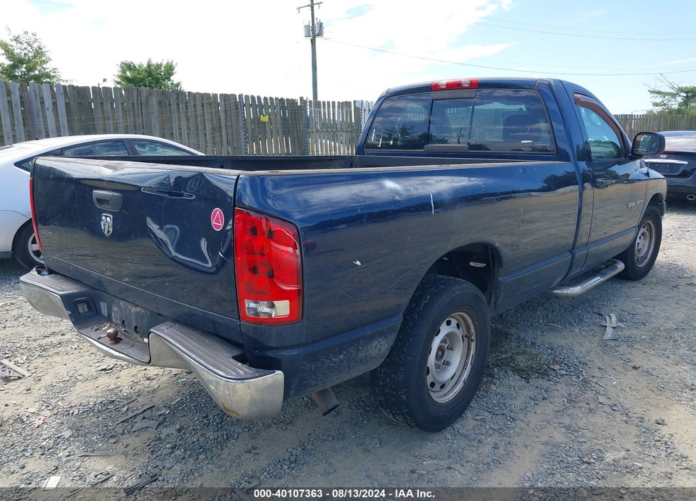 2005 DODGE RAM 1500 ST VIN: 1D7HA16N35J648190