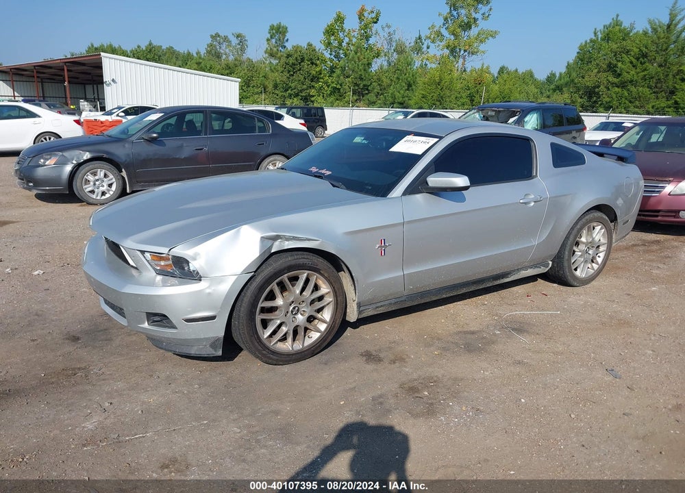 2012 FORD MUSTANG V6 PREMIUM VIN: 1ZVBP8AM9C5252239