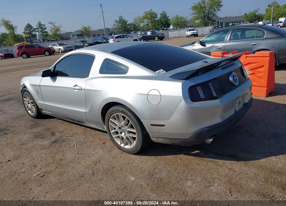 2012 FORD MUSTANG V6 PREMIUM VIN: 1ZVBP8AM9C5252239