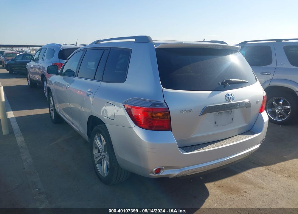 2008 TOYOTA HIGHLANDER SPORT VIN: JTEDS43A382021928