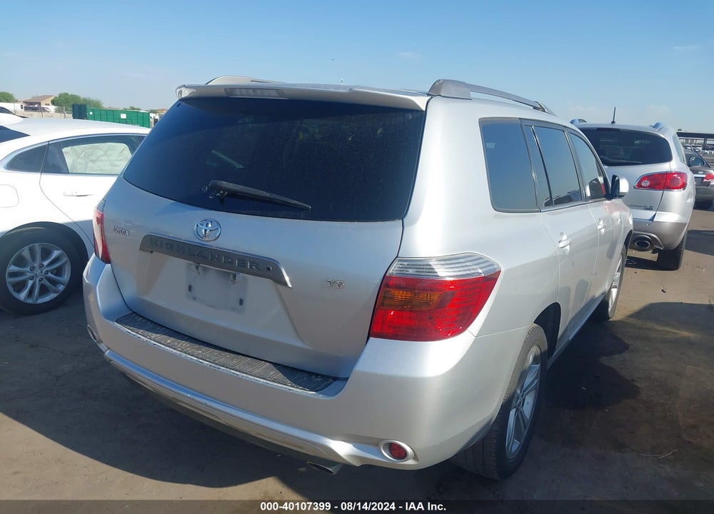 2008 TOYOTA HIGHLANDER SPORT VIN: JTEDS43A382021928