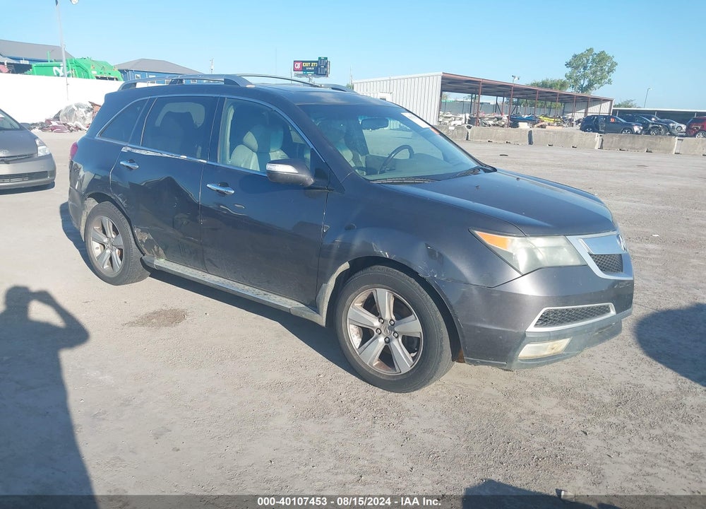 2011 ACURA MDX TECHNOLOGY PACKAGE VIN: 2HNYD2H68BH510360