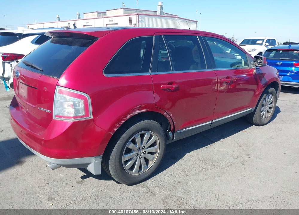 2009 FORD EDGE LIMITED VIN: 2FMDK39CX9BA60918