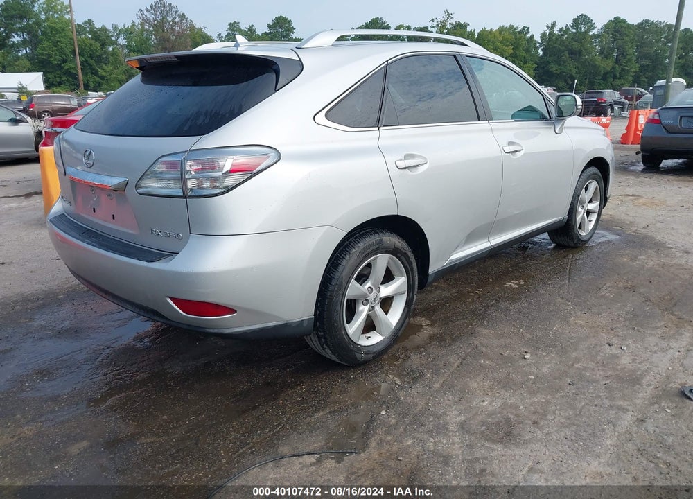 2010 LEXUS RX 350 VIN: 2T2BK1BA0AC008553