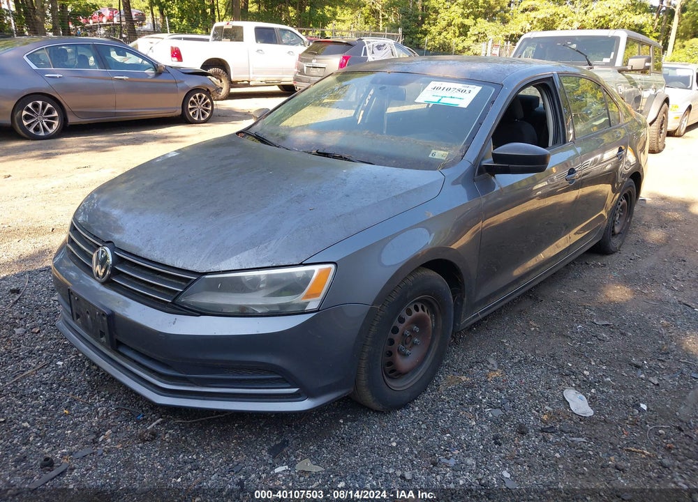 2015 VOLKSWAGEN JETTA 2.0L S VIN: 3VW2K7AJ9FM297422