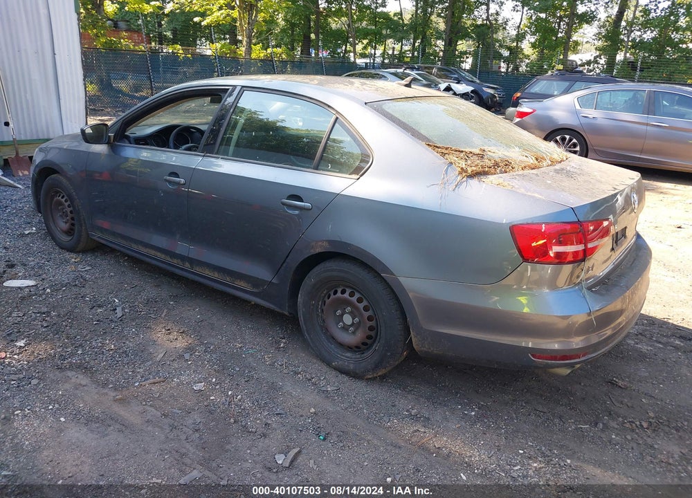 2015 VOLKSWAGEN JETTA 2.0L S VIN: 3VW2K7AJ9FM297422