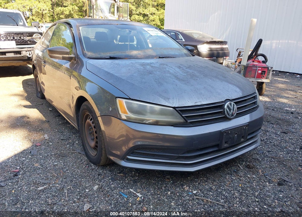 2015 VOLKSWAGEN JETTA 2.0L S VIN: 3VW2K7AJ9FM297422