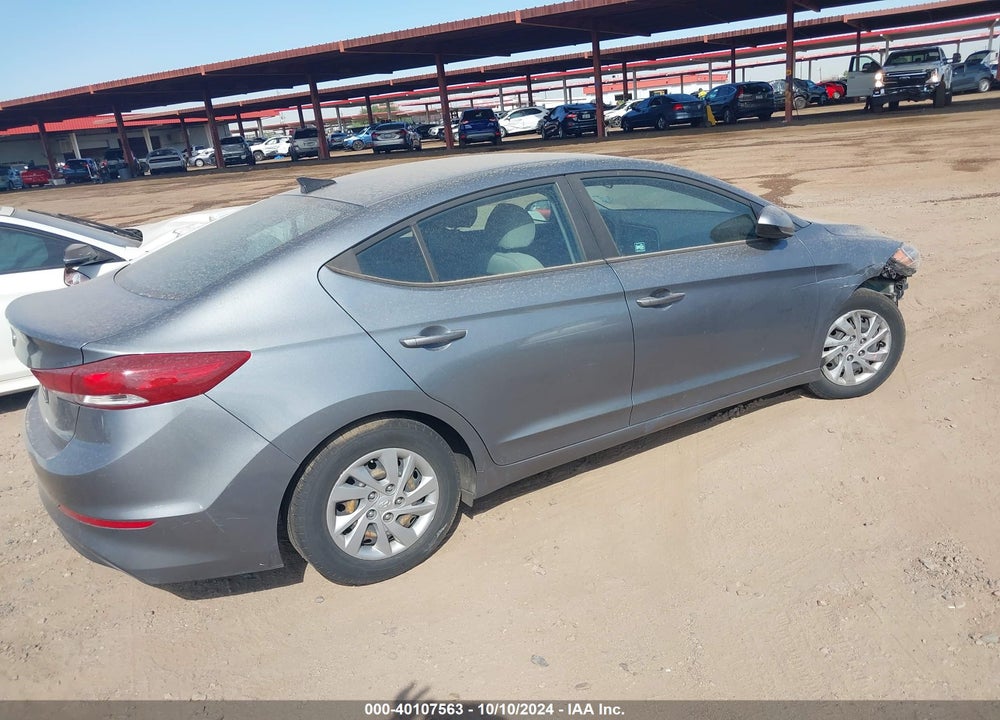 2017 HYUNDAI ELANTRA SE VIN: KMHD74LF3HU151984