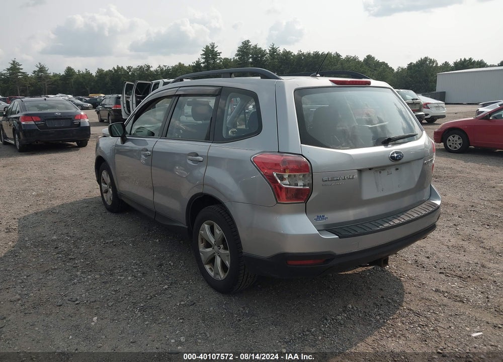 2015 SUBARU FORESTER 2.5I VIN: JF2SJABC4FH461412