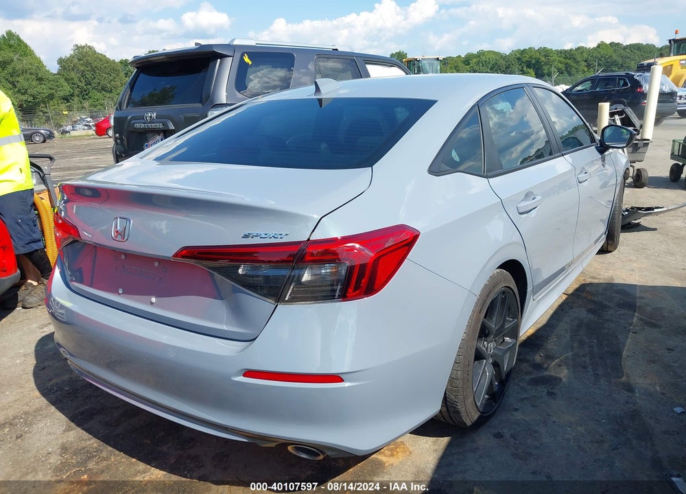 2022 HONDA CIVIC SPORT VIN: 2HGFE2F5XNH552541