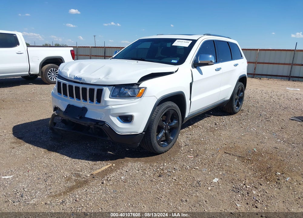 2016 JEEP GRAND CHEROKEE LIMITED VIN: 1C4RJFBG8GC447623
