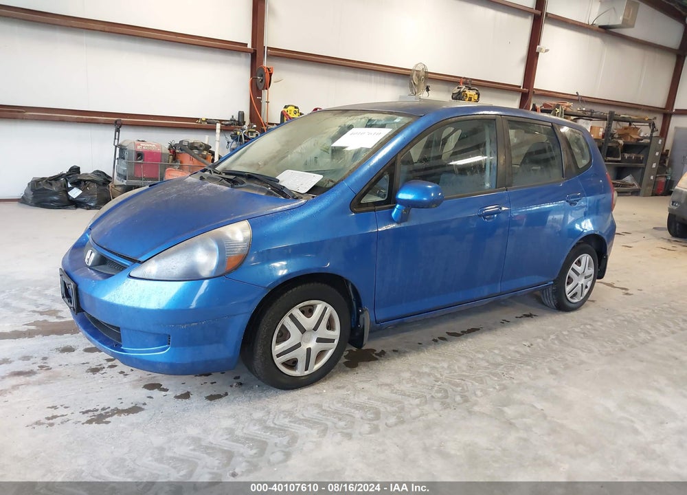 2008 HONDA FIT VIN: JHMGD38458S030380