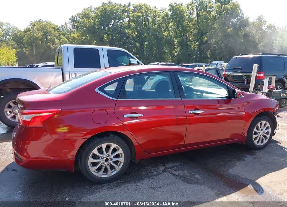 2018 NISSAN SENTRA SV VIN: 3N1AB7AP6JY333638