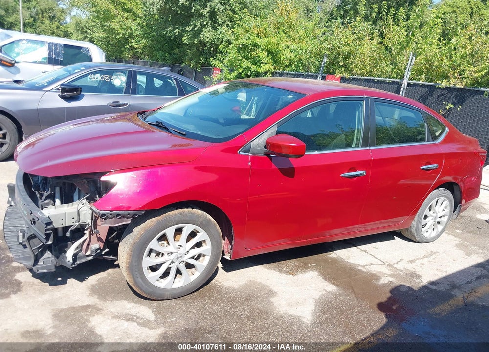 2018 NISSAN SENTRA SV VIN: 3N1AB7AP6JY333638
