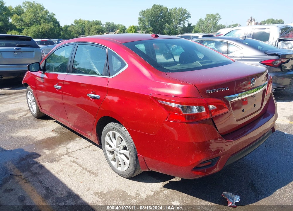 2018 NISSAN SENTRA SV VIN: 3N1AB7AP6JY333638