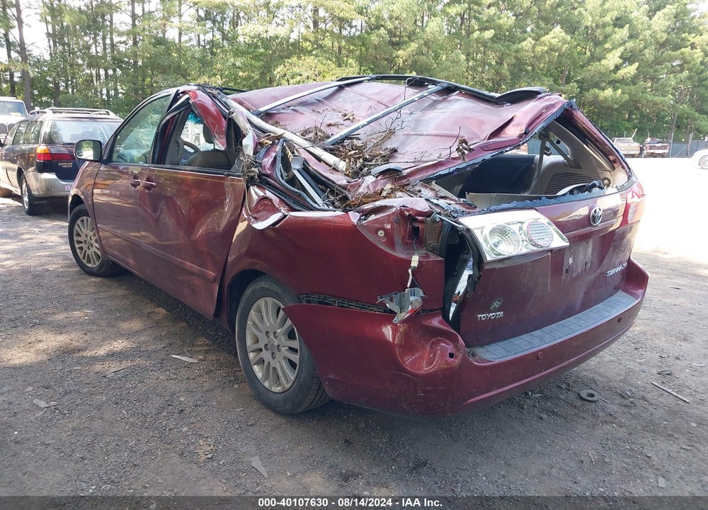 2008 TOYOTA SIENNA XLE VIN: 5TDZK22C58S180203