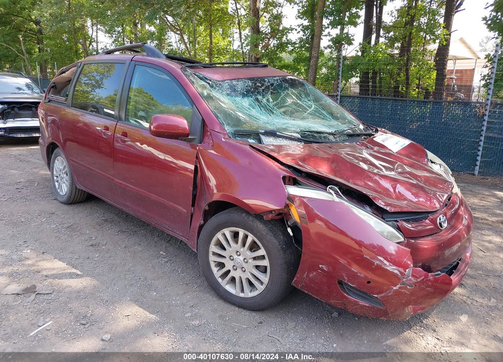 2008 TOYOTA SIENNA XLE VIN: 5TDZK22C58S180203