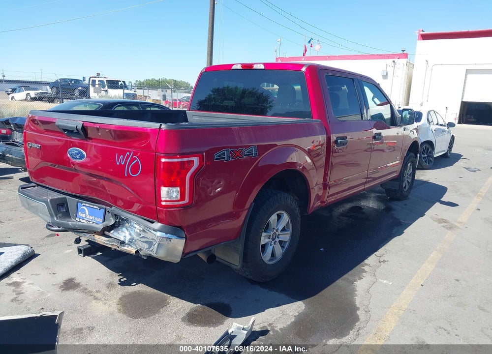 2016 FORD F-150 XLT VIN: 1FTEW1EP8GFA48319