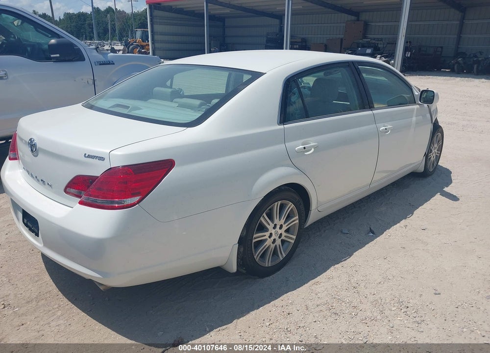 2006 TOYOTA AVALON LIMITED VIN: 4T1BK36BX6U068896