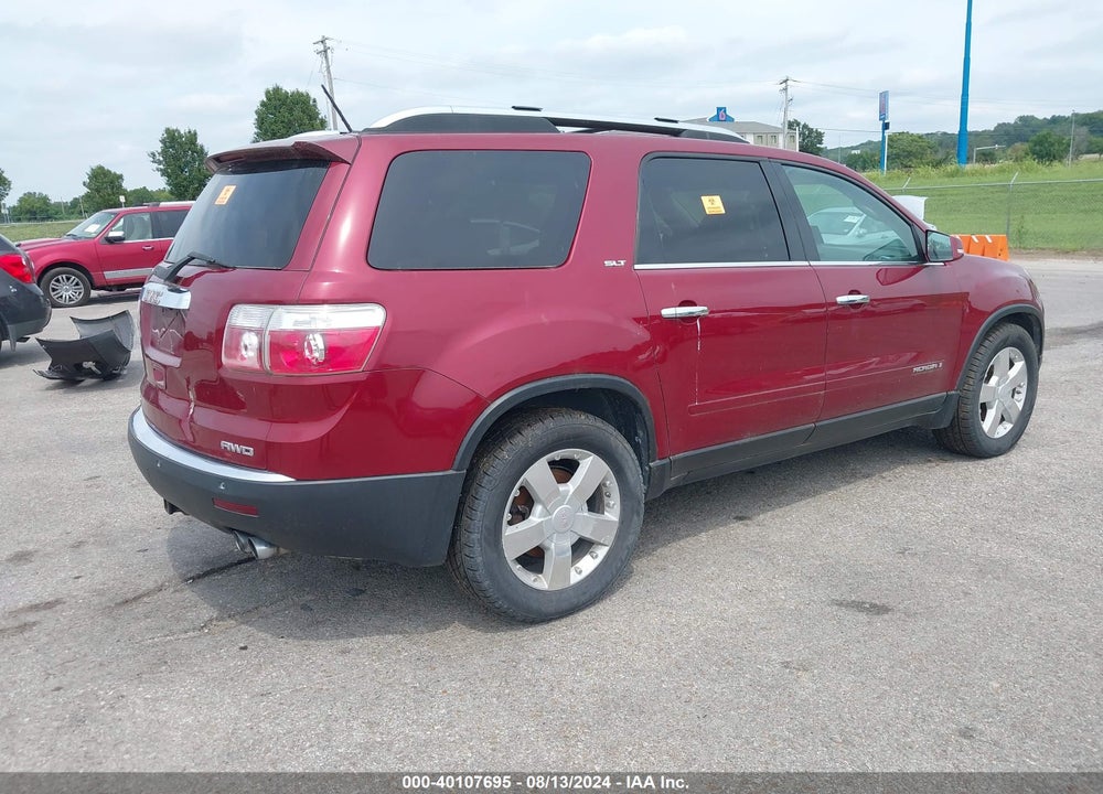 2008 GMC ACADIA SLT-2 VIN: 1GKEV33748J268139