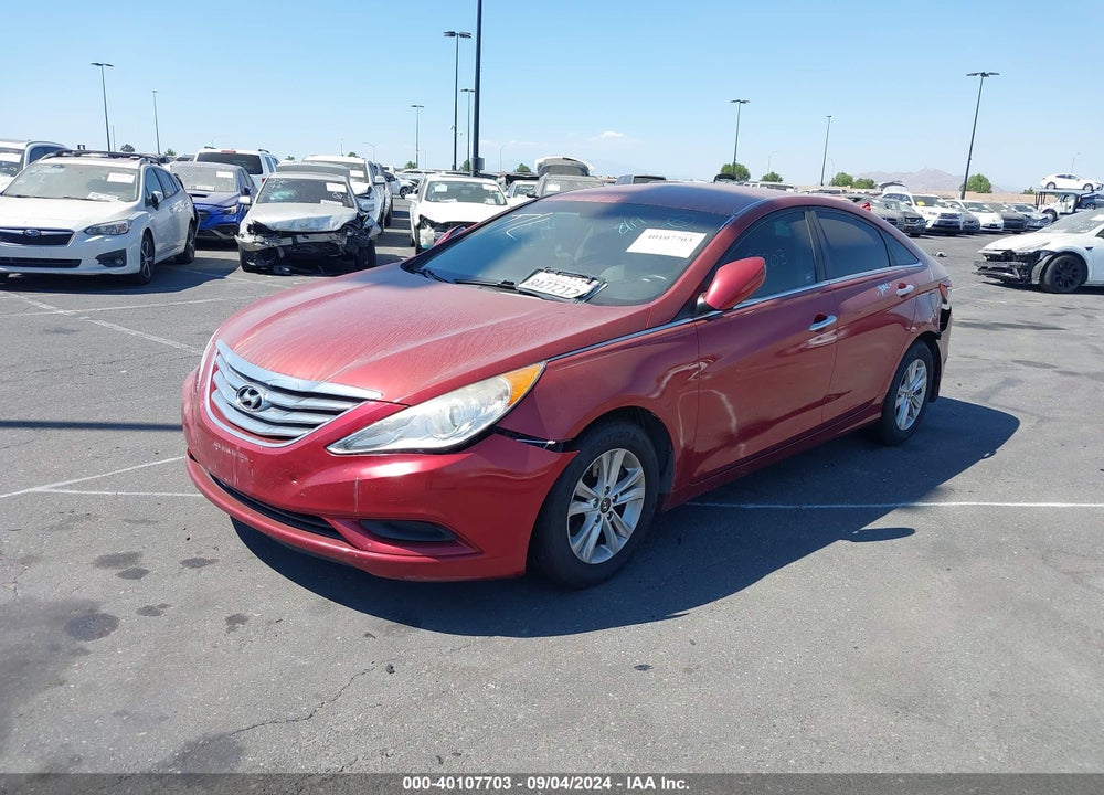 2013 HYUNDAI SONATA GLS VIN: 5NPEB4ACXDH647398