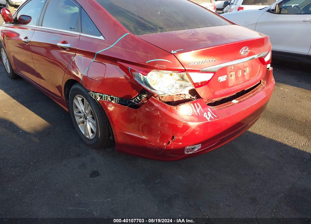 2013 HYUNDAI SONATA GLS VIN: 5NPEB4ACXDH647398