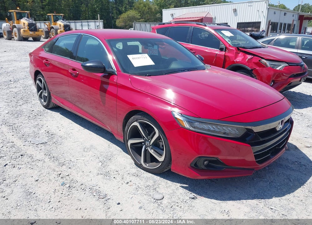 2021 HONDA ACCORD SPORT VIN: 1HGCV1F30MA067155