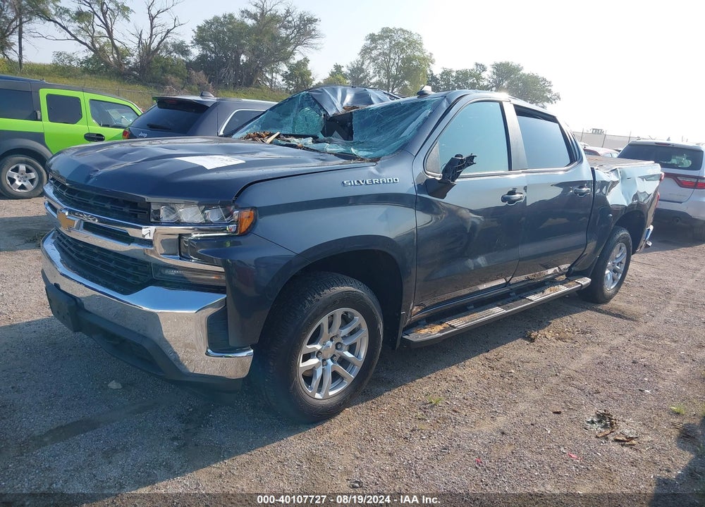 2021 CHEVROLET SILVERADO 1500 4WD SHORT BED LT VIN: 1GCUYDED0MZ226537