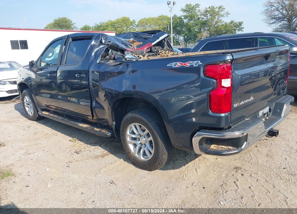 2021 CHEVROLET SILVERADO 1500 4WD SHORT BED LT VIN: 1GCUYDED0MZ226537