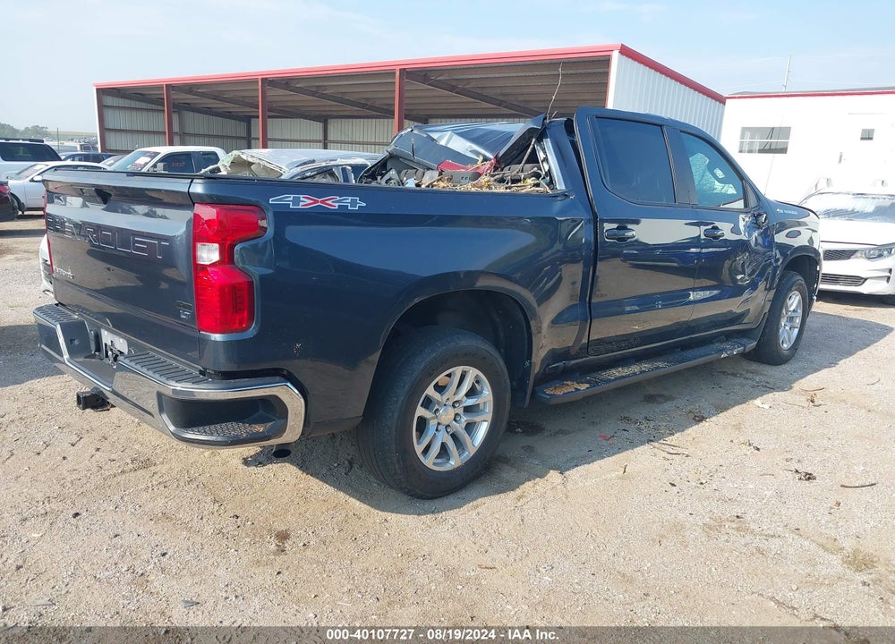 2021 CHEVROLET SILVERADO 1500 4WD SHORT BED LT VIN: 1GCUYDED0MZ226537