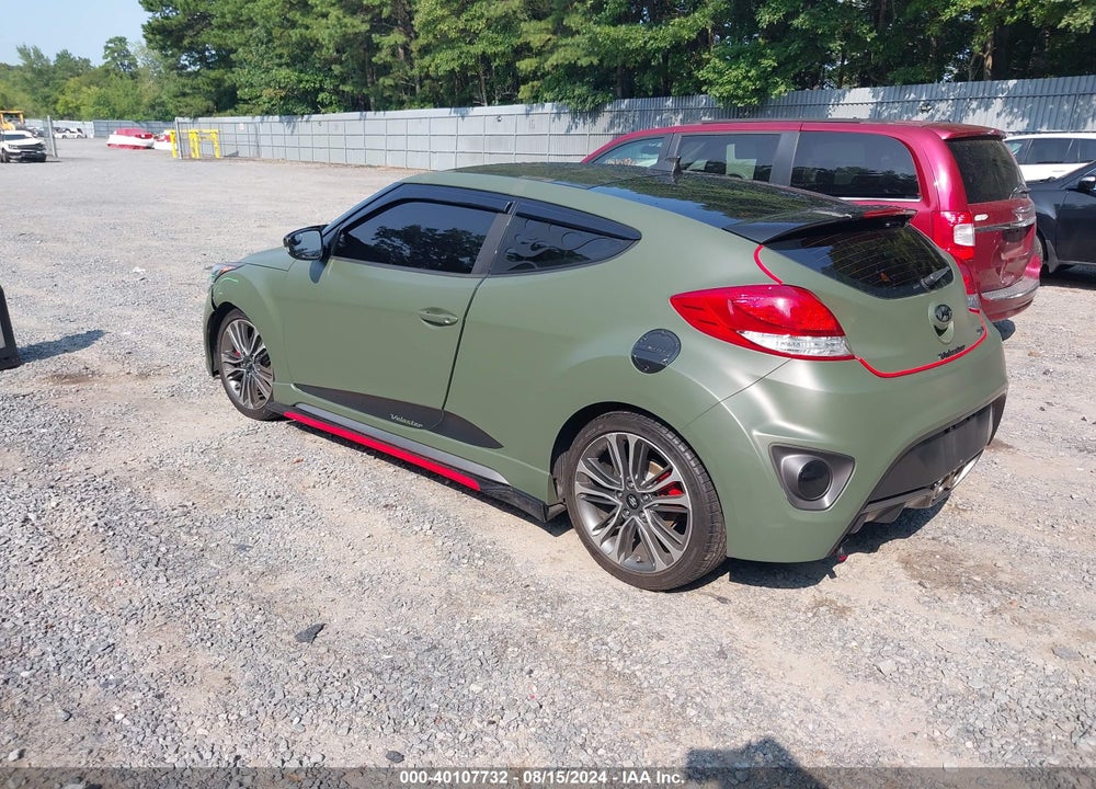 2016 HYUNDAI VELOSTER TURBO VIN: KMHTC6AEXGU288934