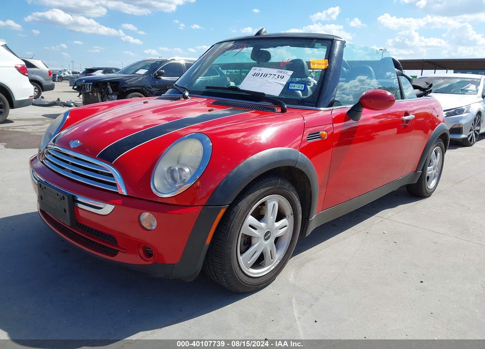 2007 MINI COOPER VIN: WMWRF33567TF66297