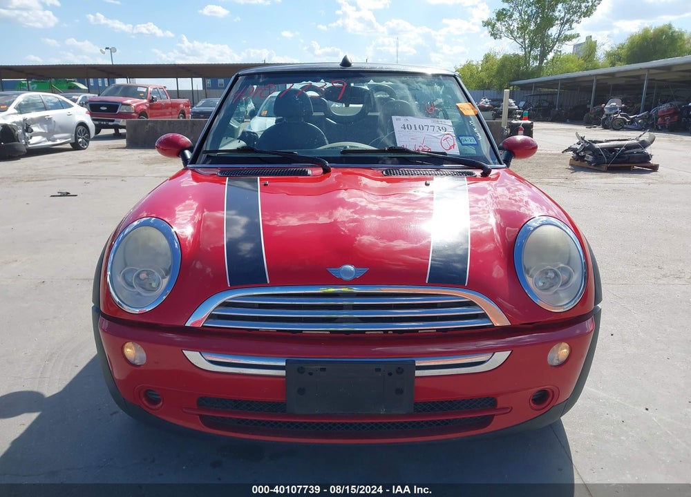 2007 MINI COOPER VIN: WMWRF33567TF66297