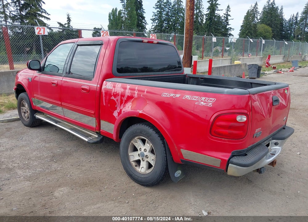 2001 FORD F-150 KING RANCH EDITION/LARIAT/XLT VIN: 1FTRW08L31KB18103