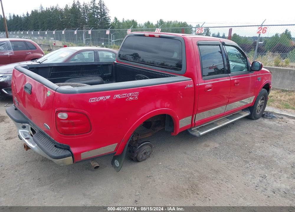 2001 FORD F-150 KING RANCH EDITION/LARIAT/XLT VIN: 1FTRW08L31KB18103