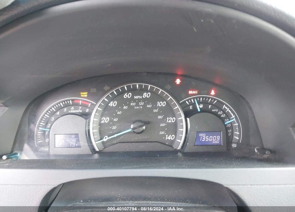 2013 TOYOTA CAMRY LE VIN: 4T1BF1FK2DU720352