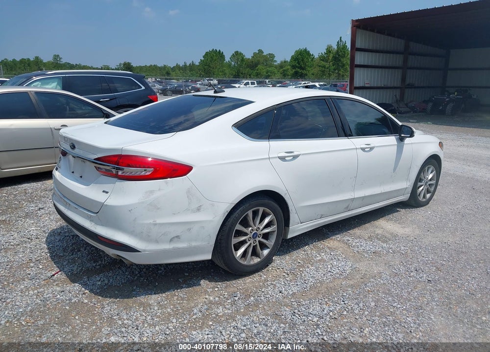 2017 FORD FUSION SE VIN: 3FA6P0H78HR370637