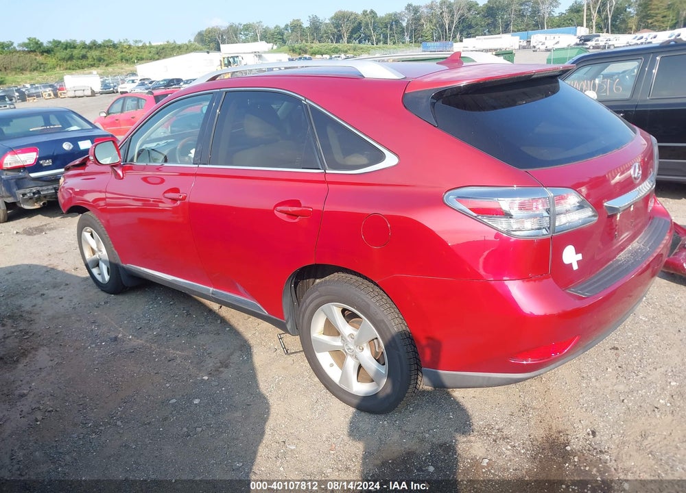 2011 LEXUS RX 350 VIN: JTJBK1BA4B2014910