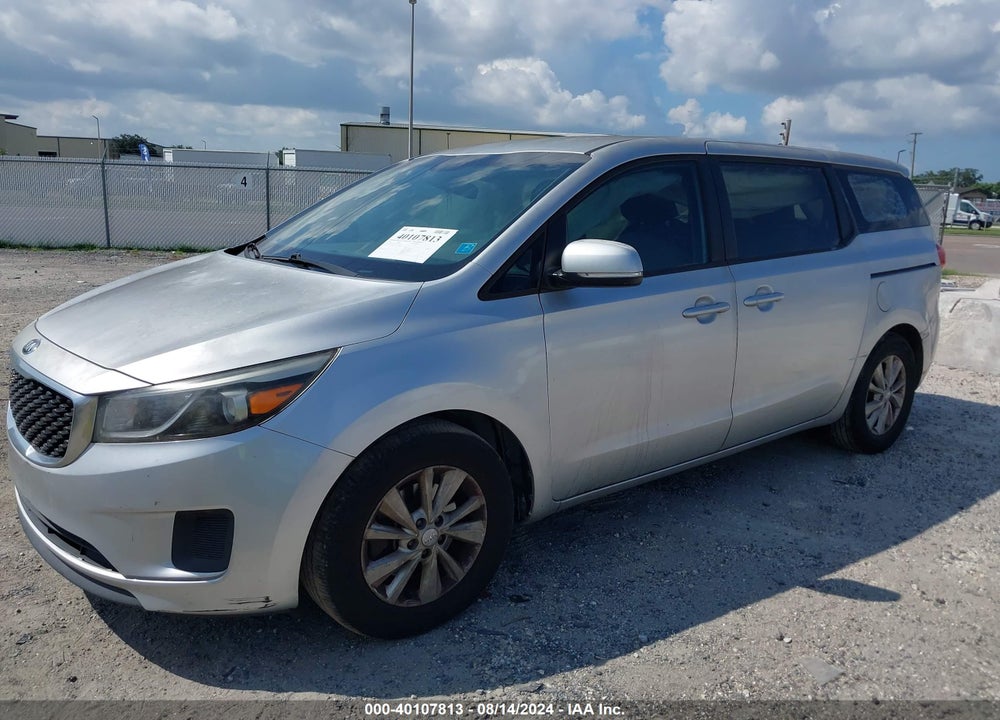2016 KIA SEDONA L VIN: KNDMA5C14G6174578