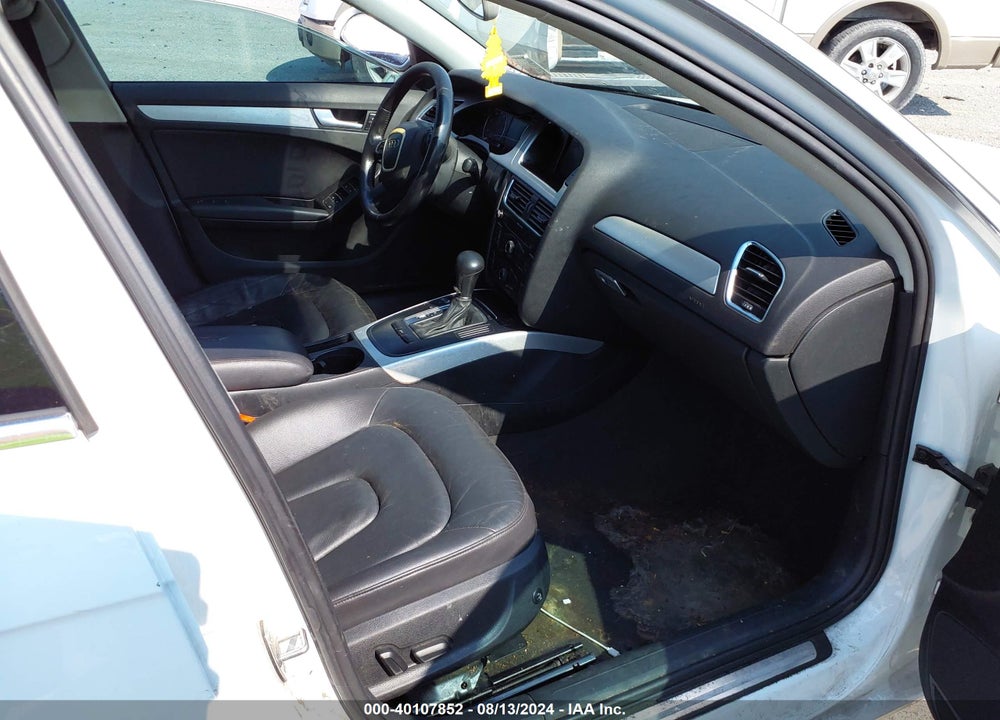 2012 AUDI A4 2.0T PREMIUM VIN: WAUAFAFL6CN007601