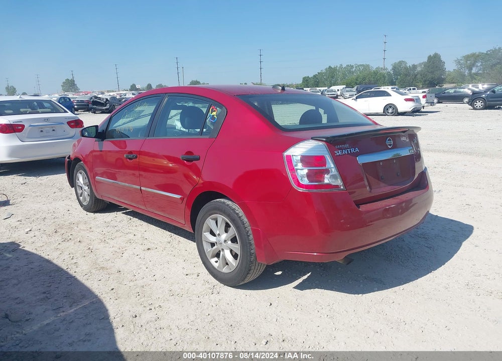 2012 NISSAN SENTRA VIN: 3N1AB6AP7CL707894